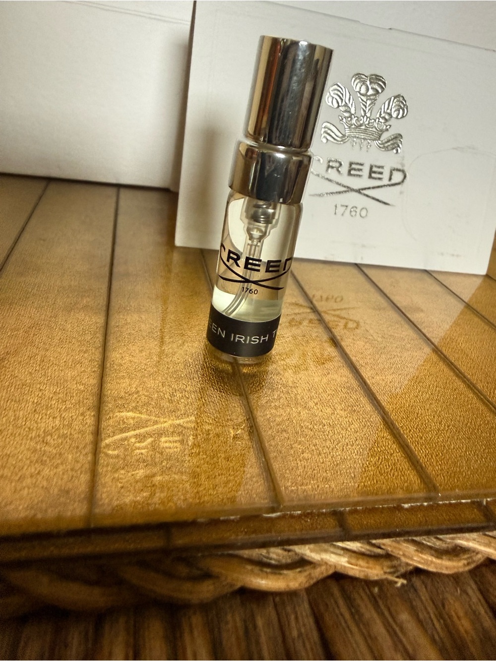 New authentic Creed green Irish tweed EDP spray